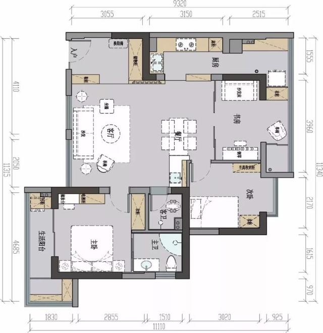 80㎡簡約風(fēng)裝修設(shè)計 打造不一樣的家居生活體驗